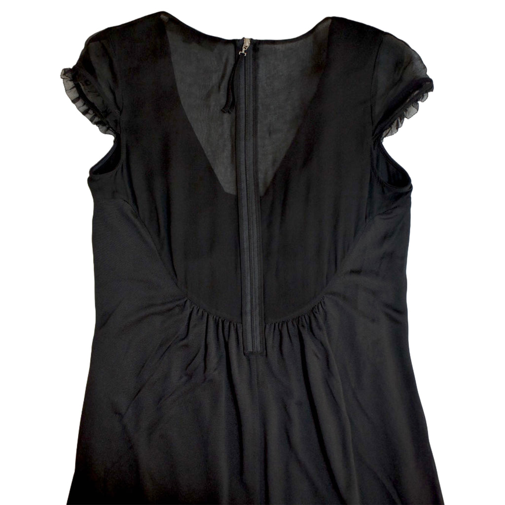 SPORTS MAX cocoon black dress