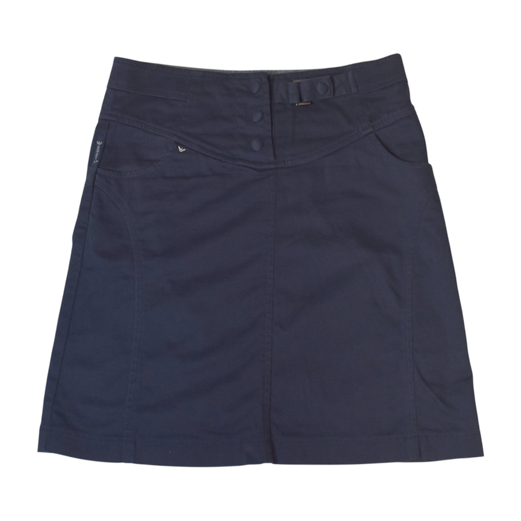 ARMANI JEANS navy box skirt
