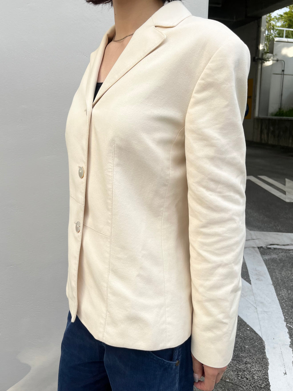VALENTINO white tailored jacket