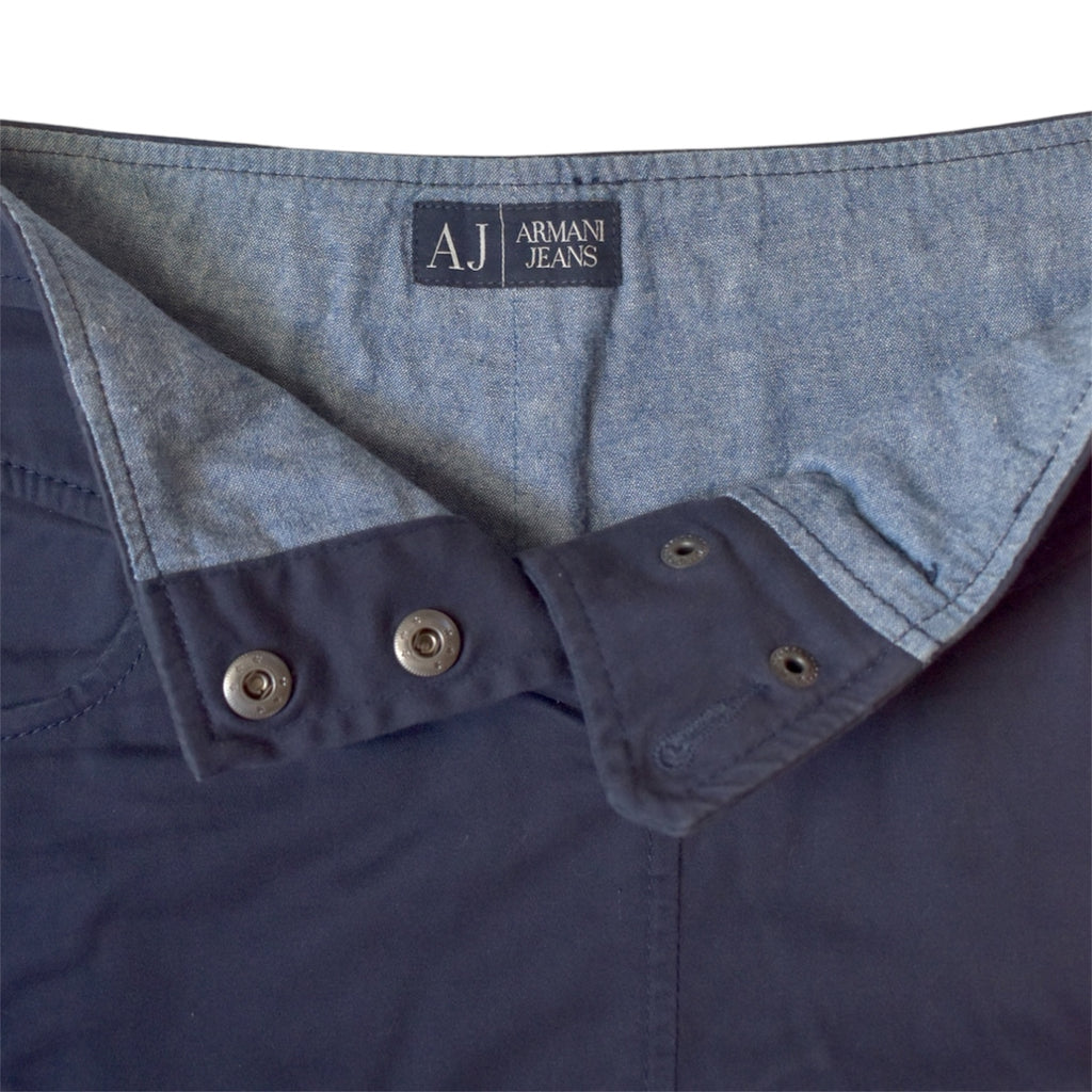 ARMANI JEANS navy box skirt