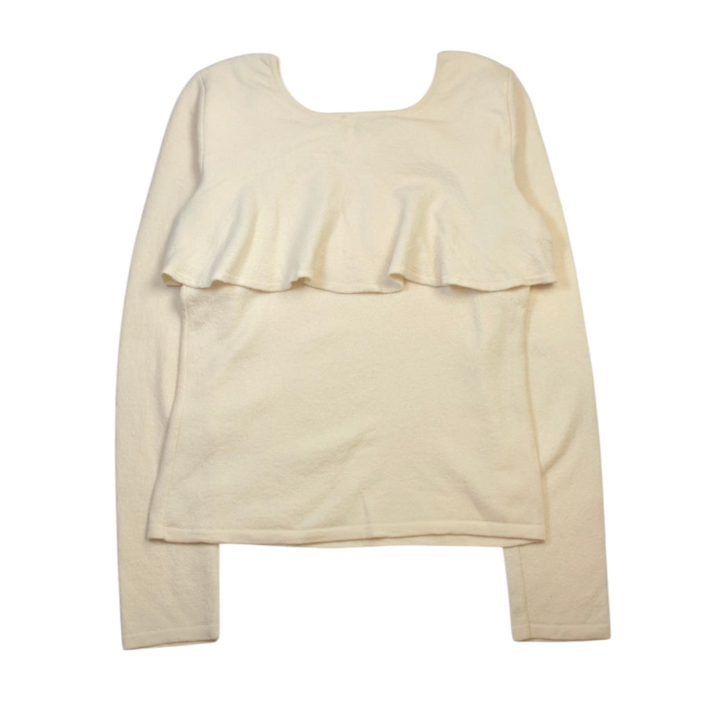 GIVENCHY cream knit top
