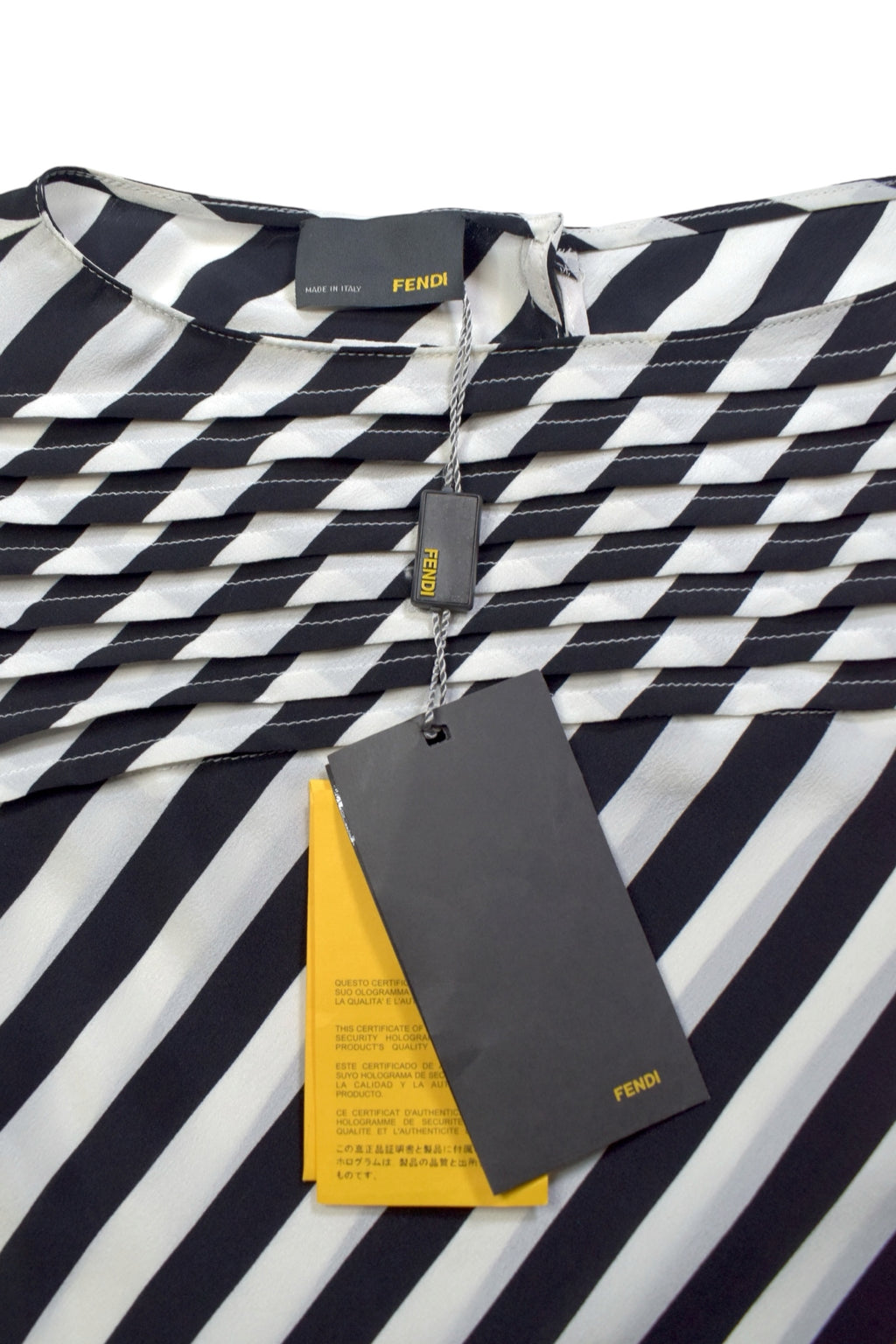FENDI  S/S stripe dress