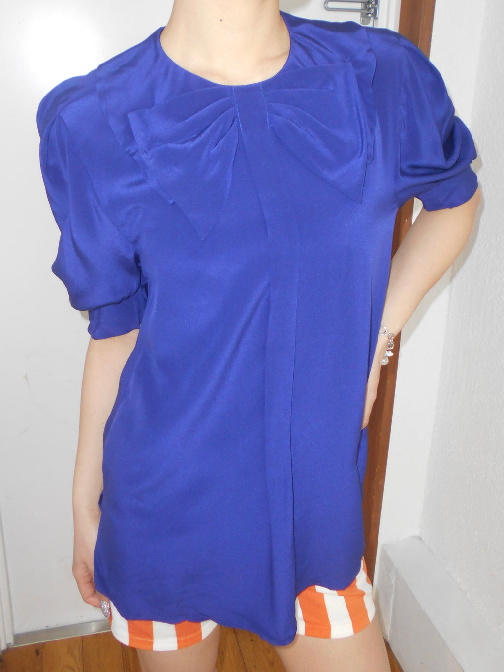 MIUMIU blue blouse