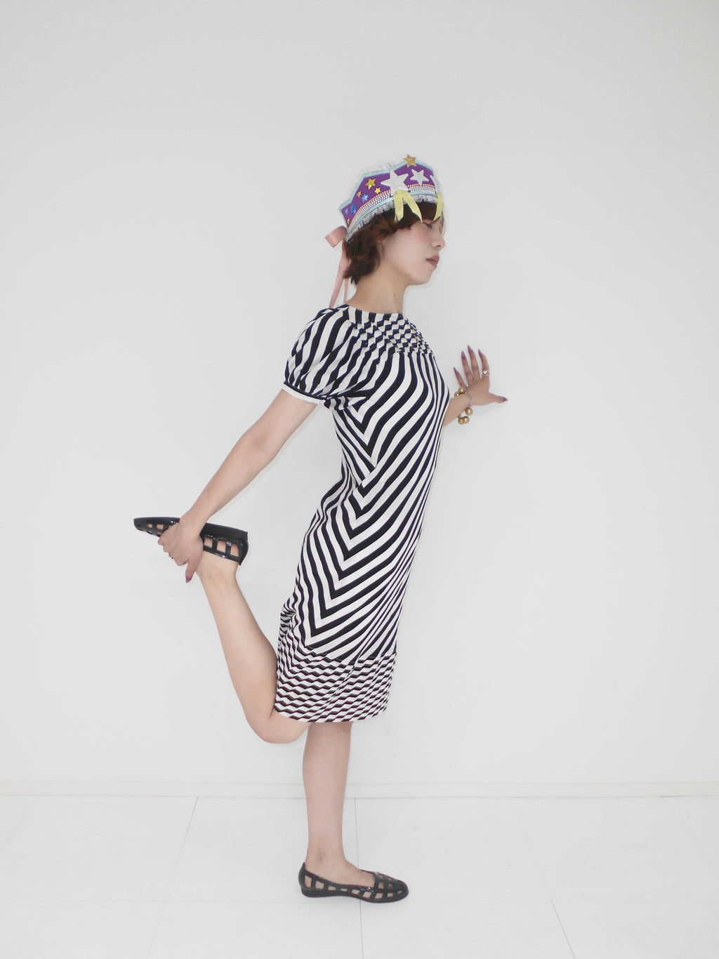 FENDI  S/S stripe dress