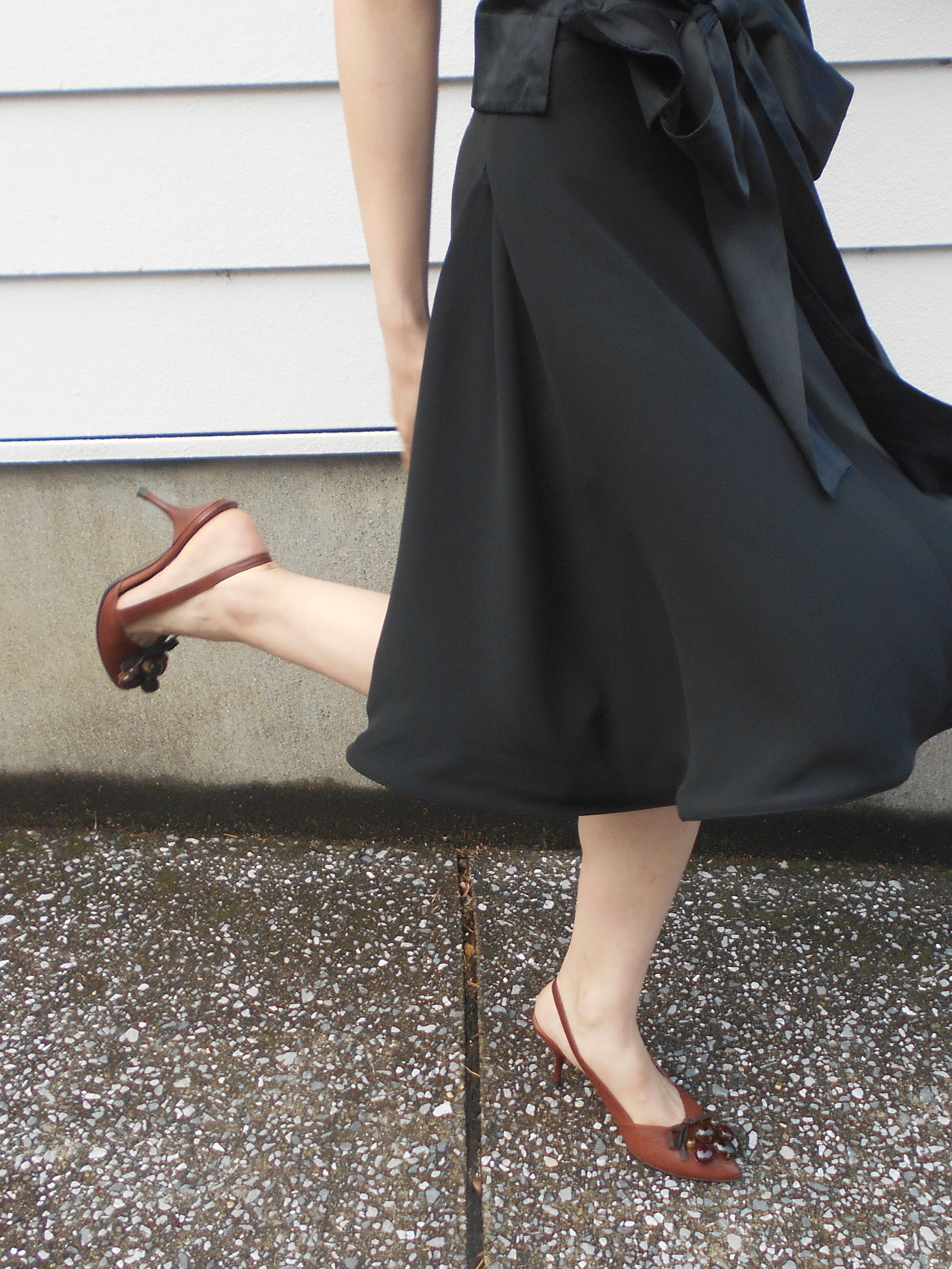 MIUMIU brown heel
