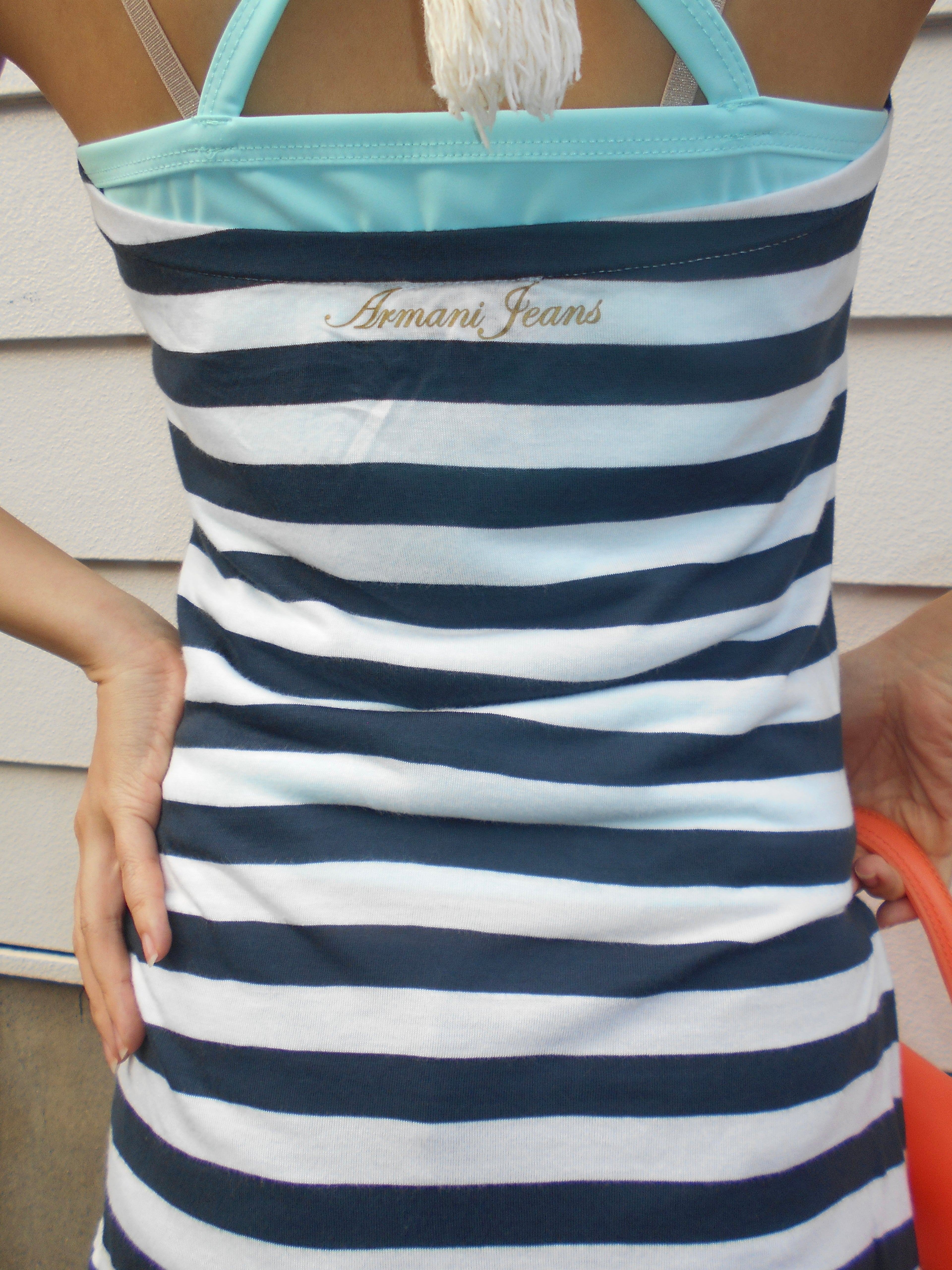 ARMANI jeans border manine top