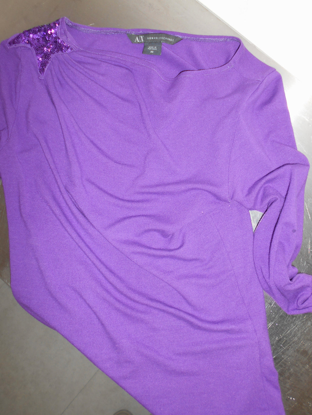 ARMANI Exchange purple L/S