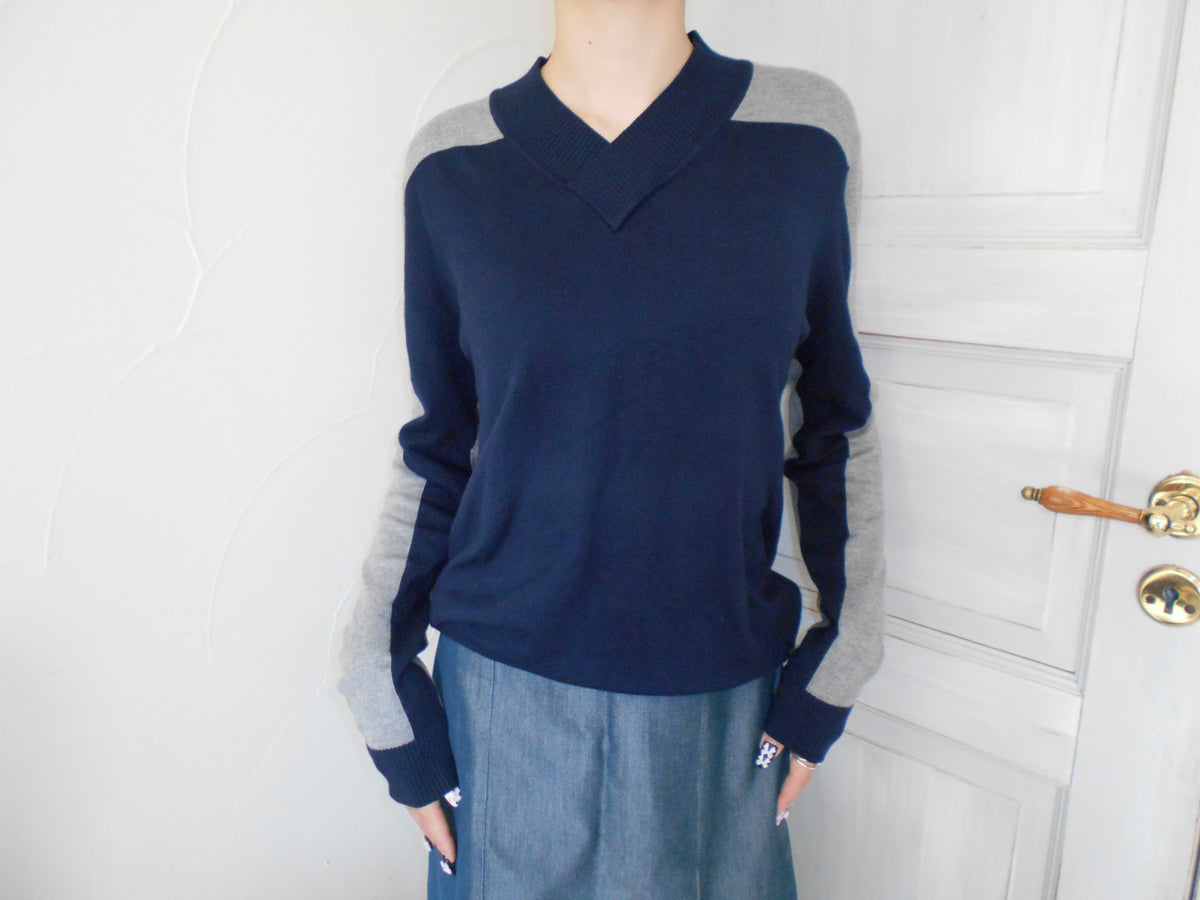 D&G bi-color knit top
