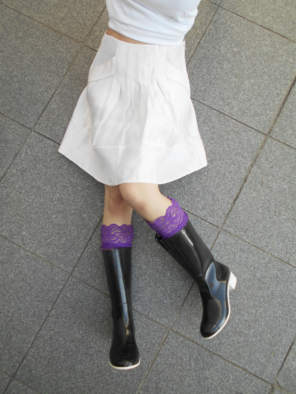 CHANEL rain boots