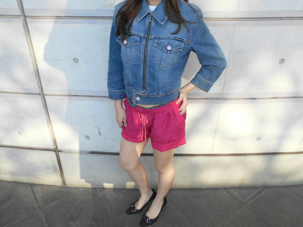 See by Chloe pink short pants