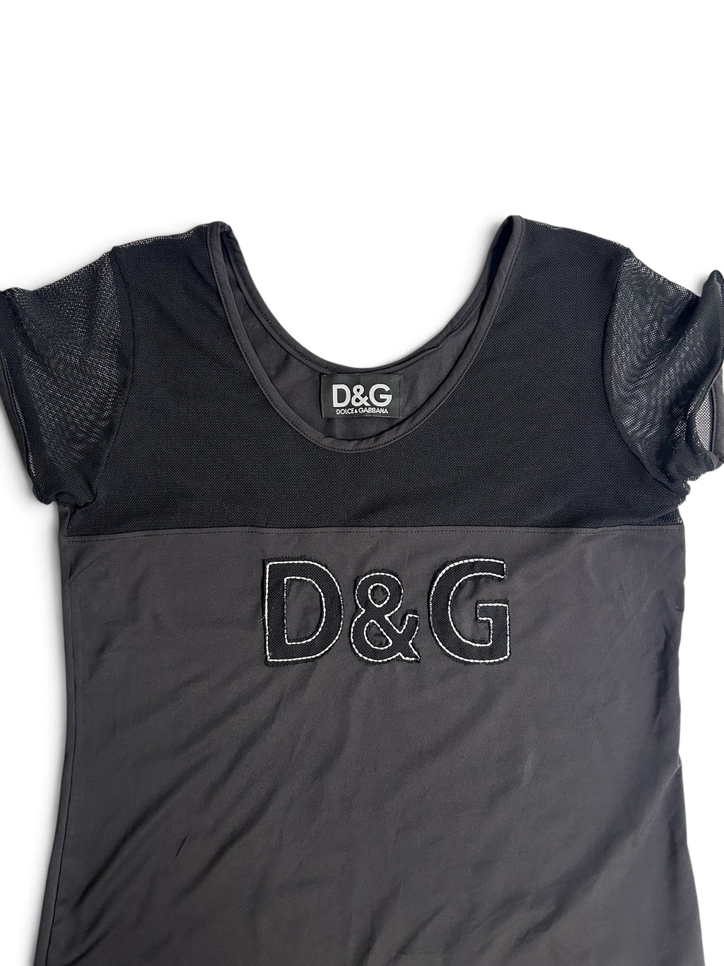 D&G black logo dress