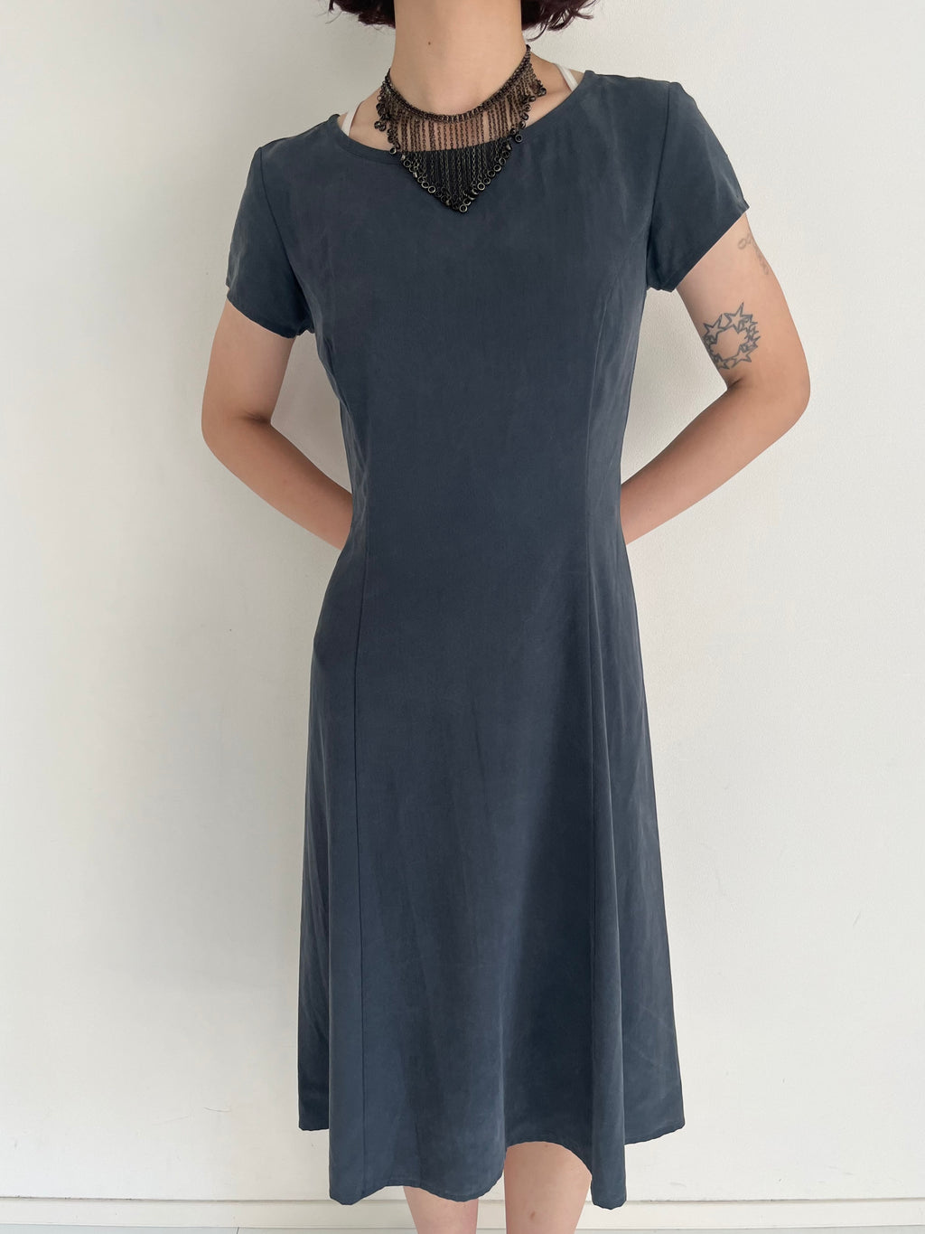 agnes b. s/s gray dress
