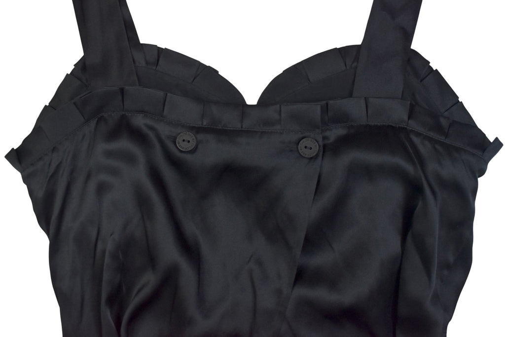 See by Chloe black frill top