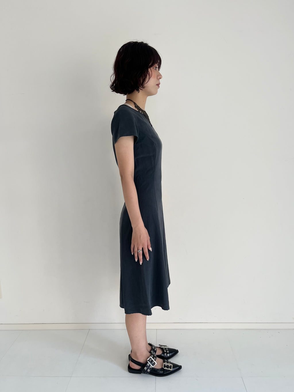 agnes b. s/s gray dress