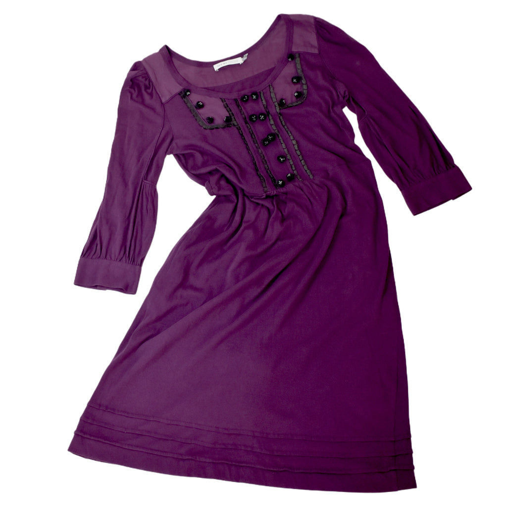 see by chloe purple dress
