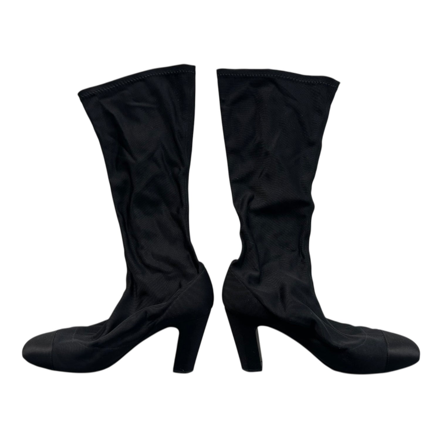 CHANEL flower corsage boots