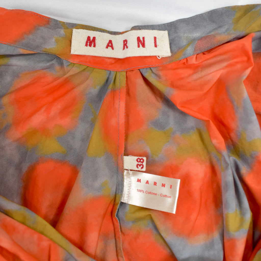 MARNI orange dyeing top