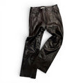 Dark brown leather pants