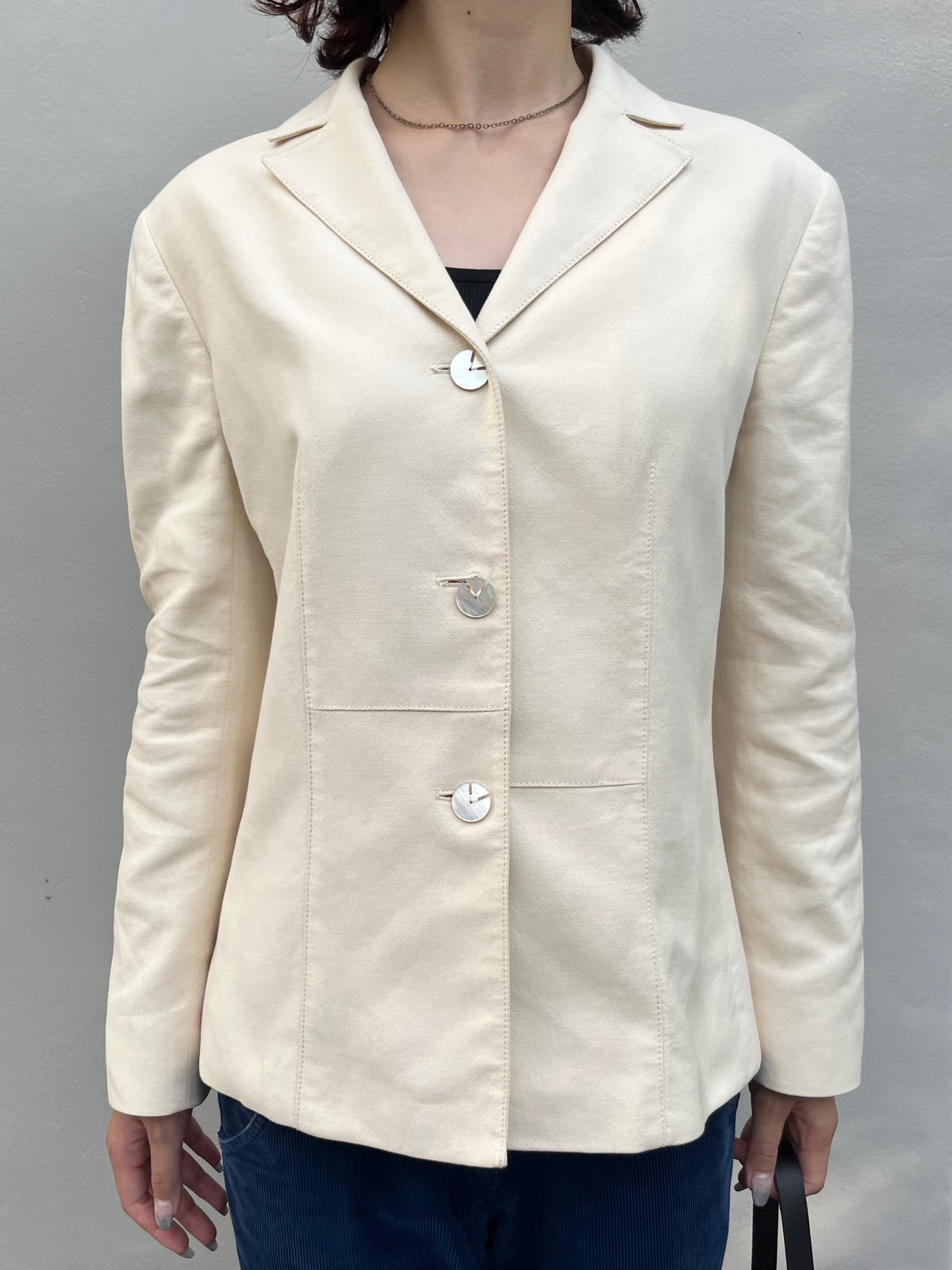 VALENTINO white tailored jacket