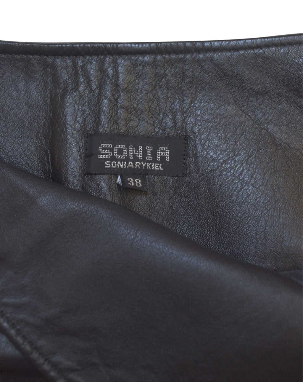 Sonia Rykiel leather skirt