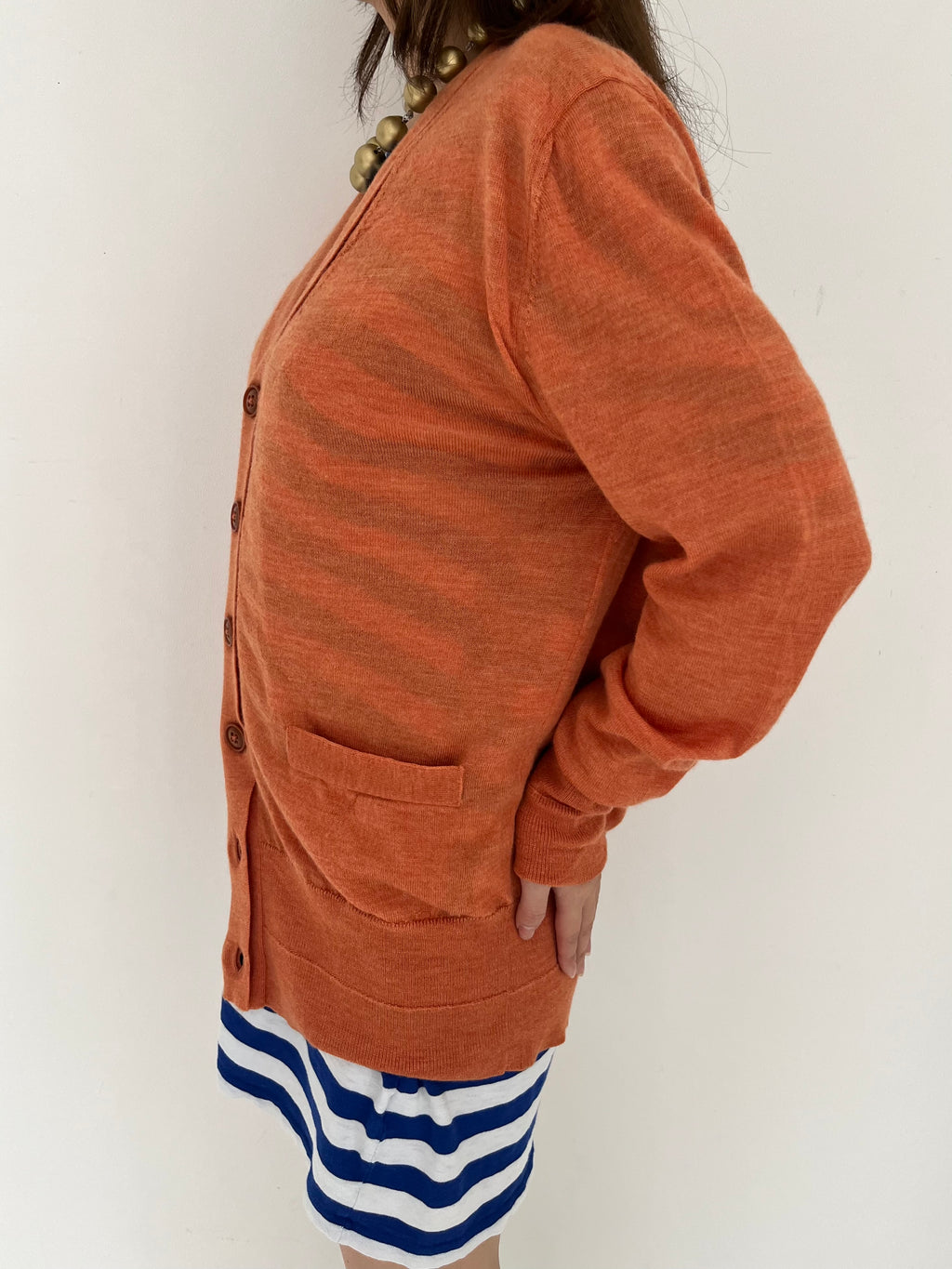 Marc Jacobs orange cardigan