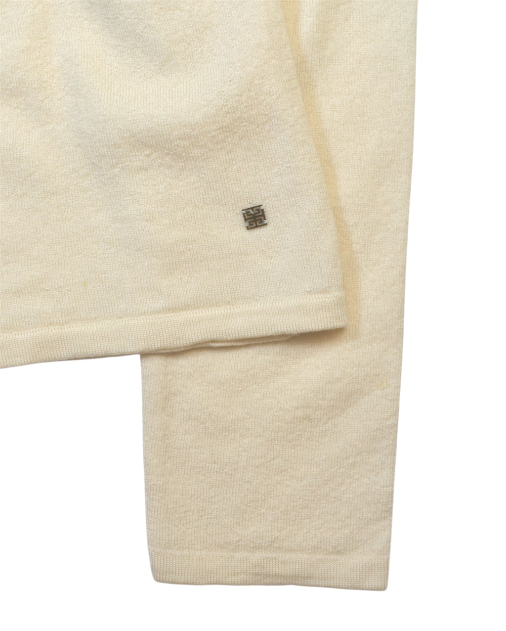 GIVENCHY cream knit top