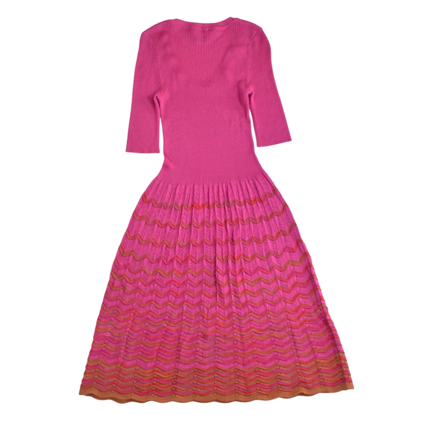 MISSONI pink knit dress