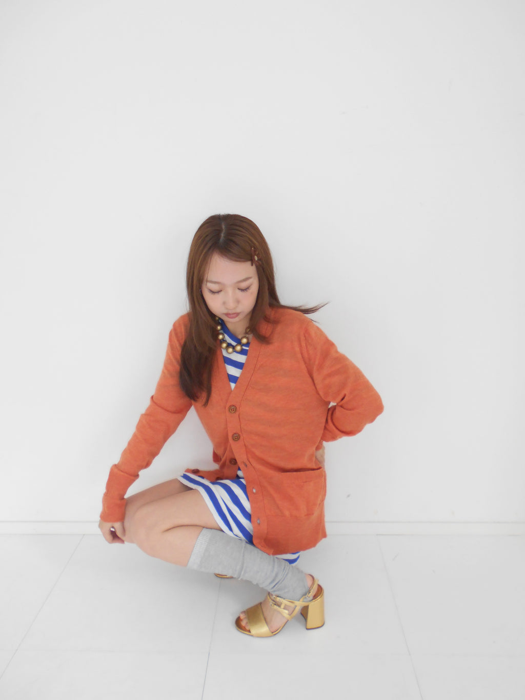 Marc Jacobs orange cardigan