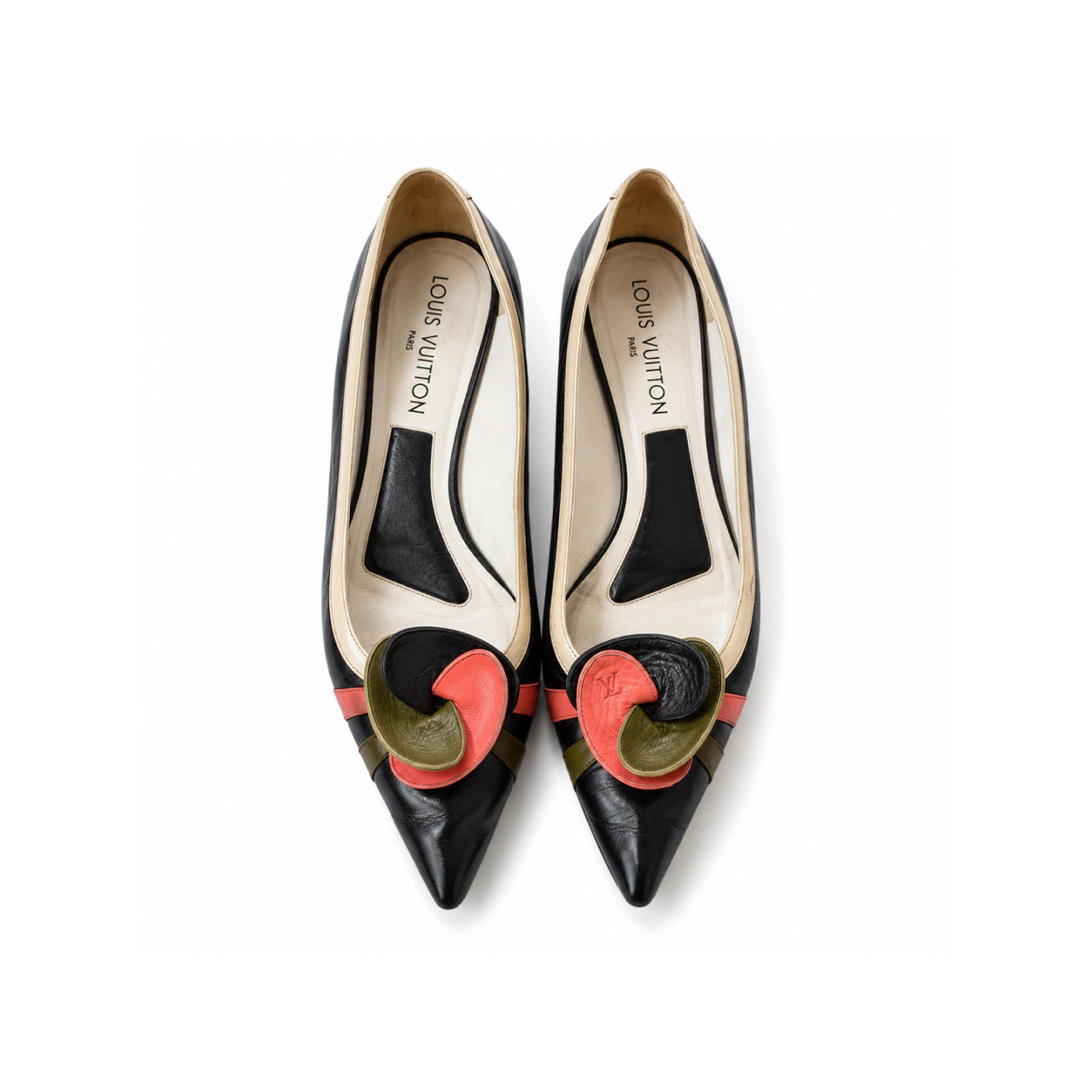 Louis Vuitton flower flat shoes
