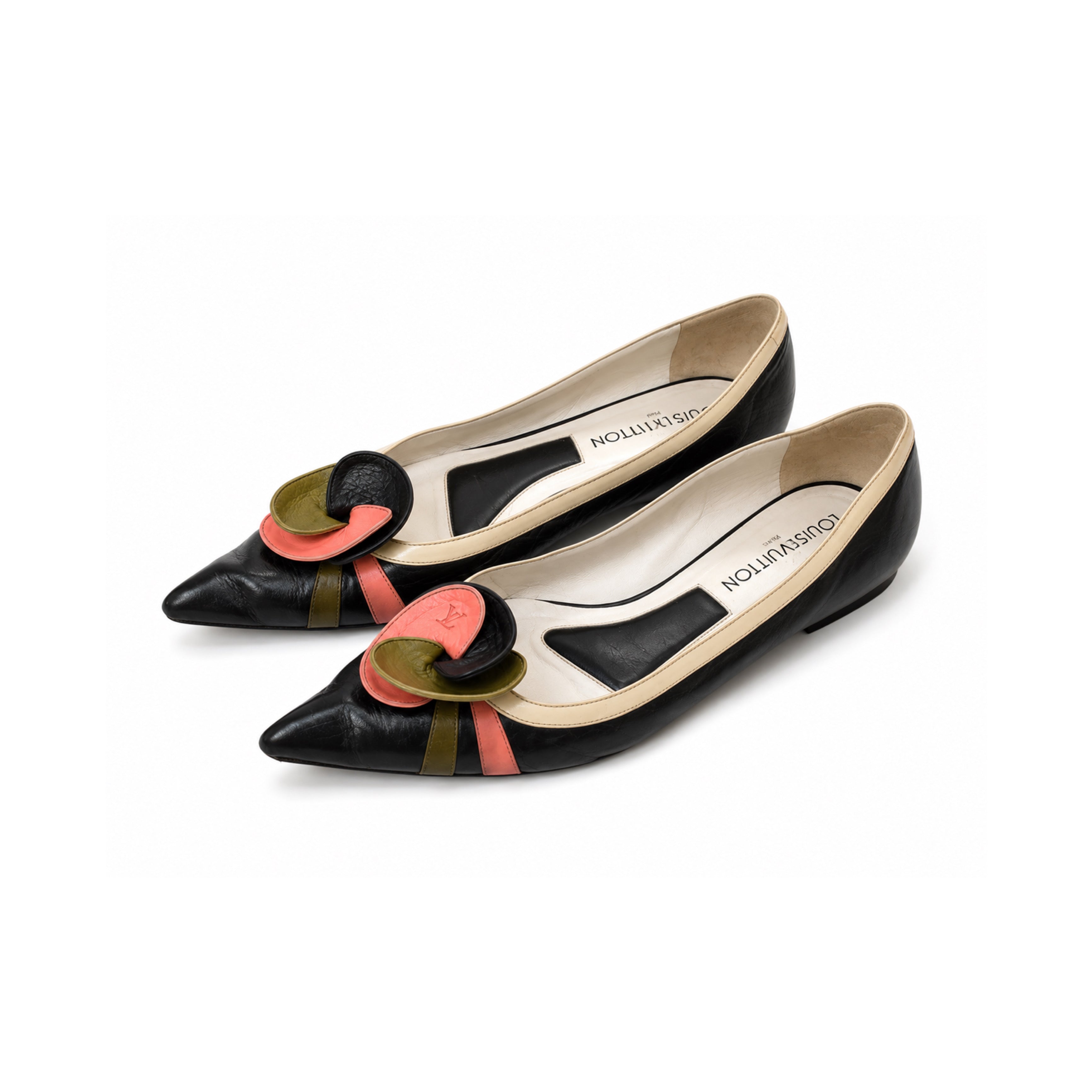 Louis Vuitton flower flat shoes
