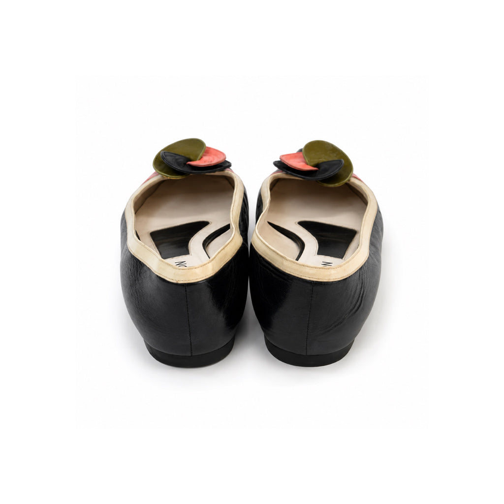 Louis Vuitton flower flat shoes