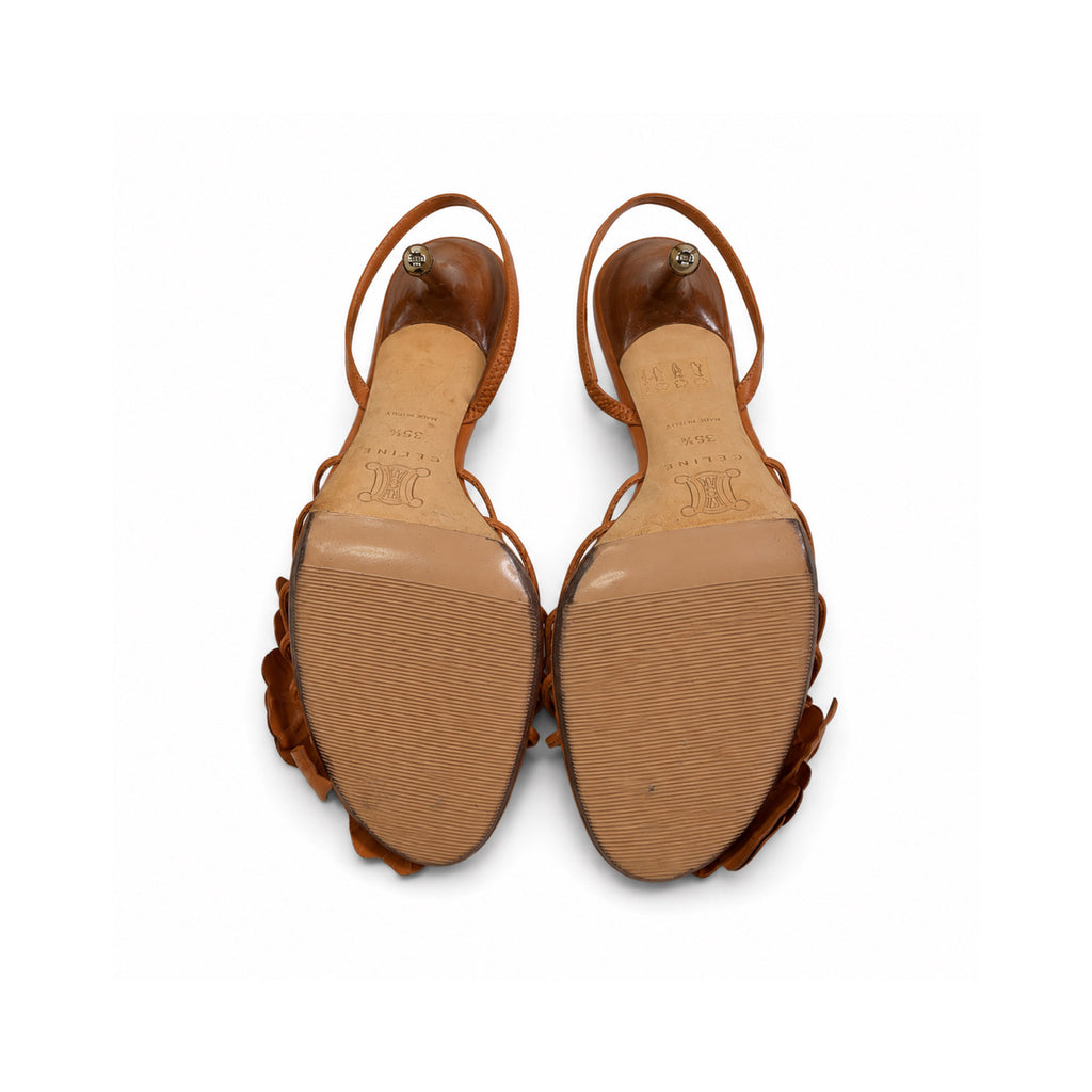 CELINE flower sandals