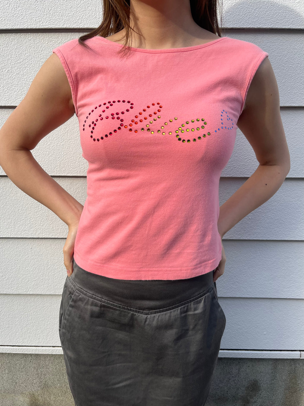 Burberry pink tank top