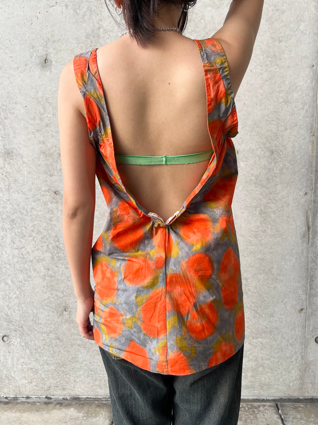 MARNI orange dyeing top