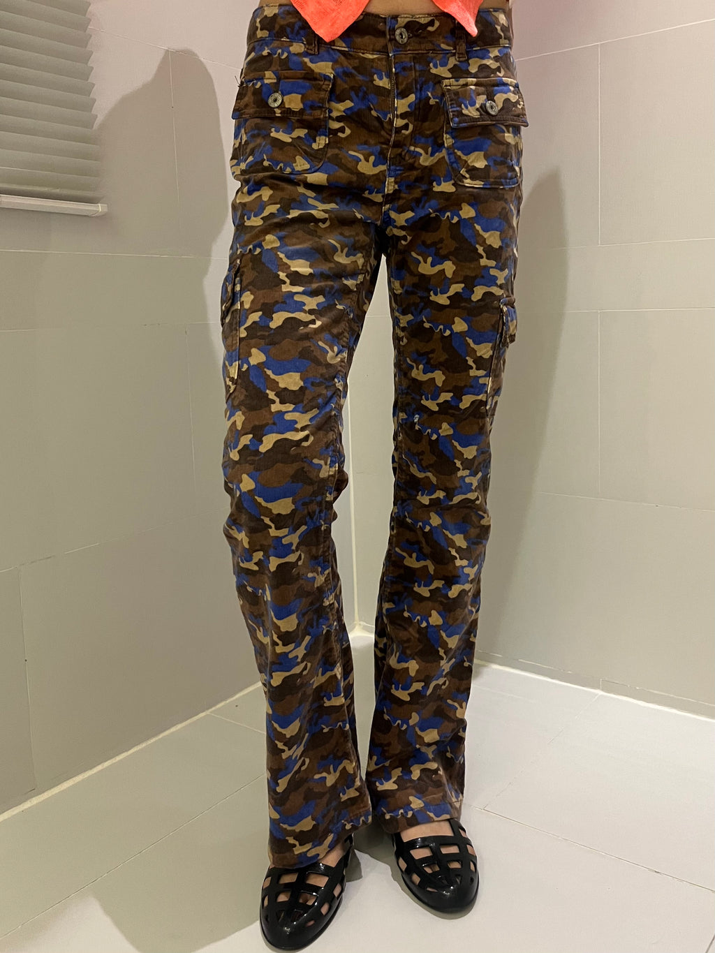 corduroy camoflage pants
