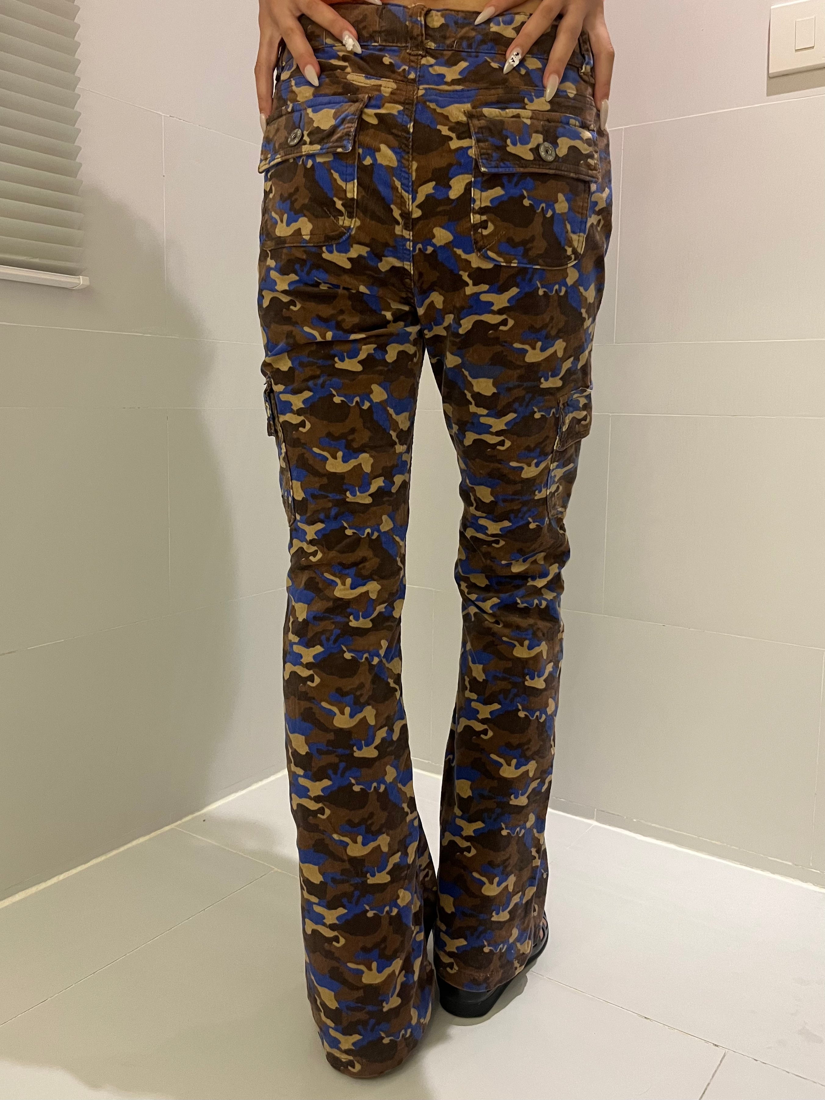 corduroy camoflage pants
