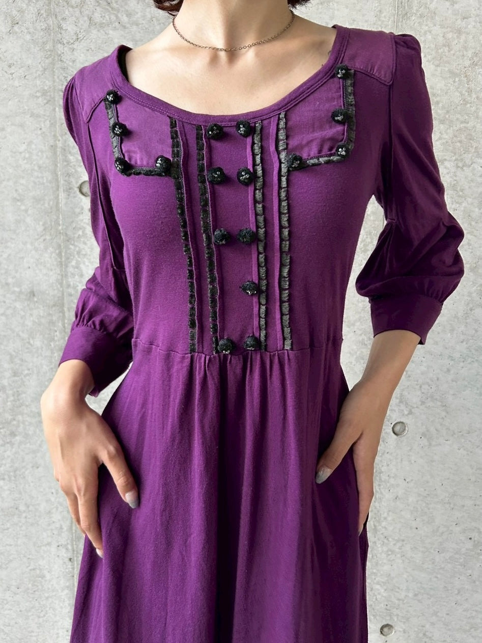 see by chloe purple dress