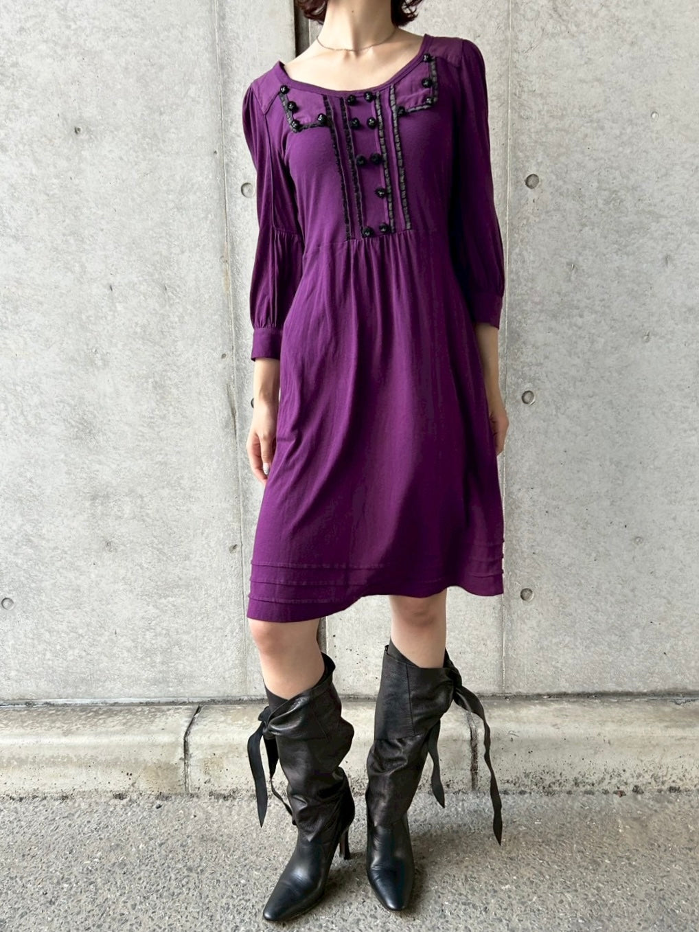 see by chloe purple dress