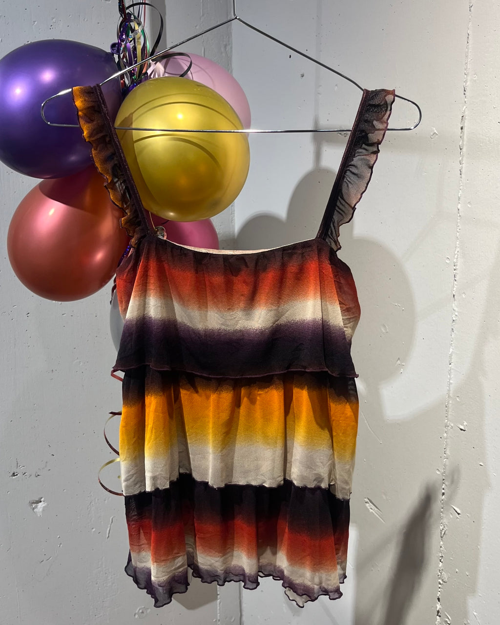 three tone tiered camisole