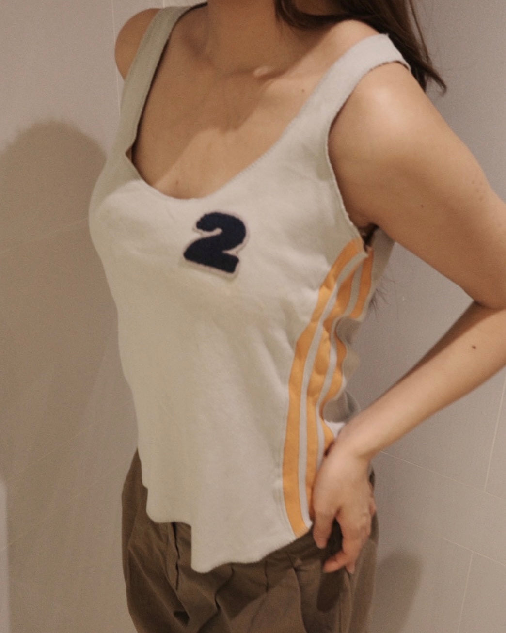 numbering tank top