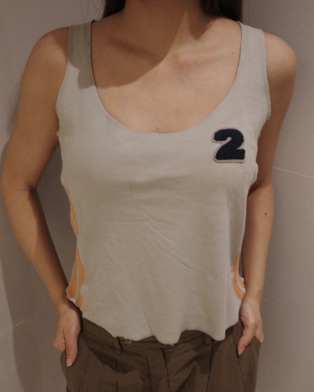numbering tank top