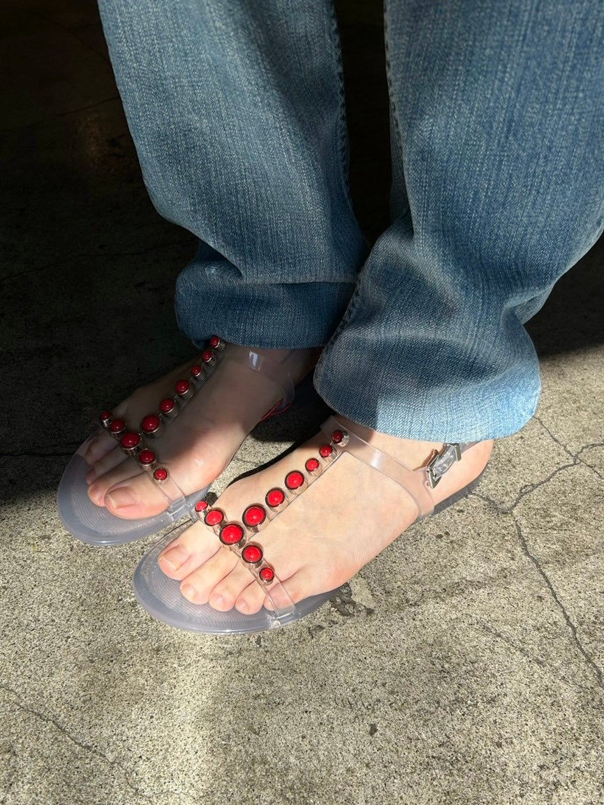 Sergio Rossi rubber sandals