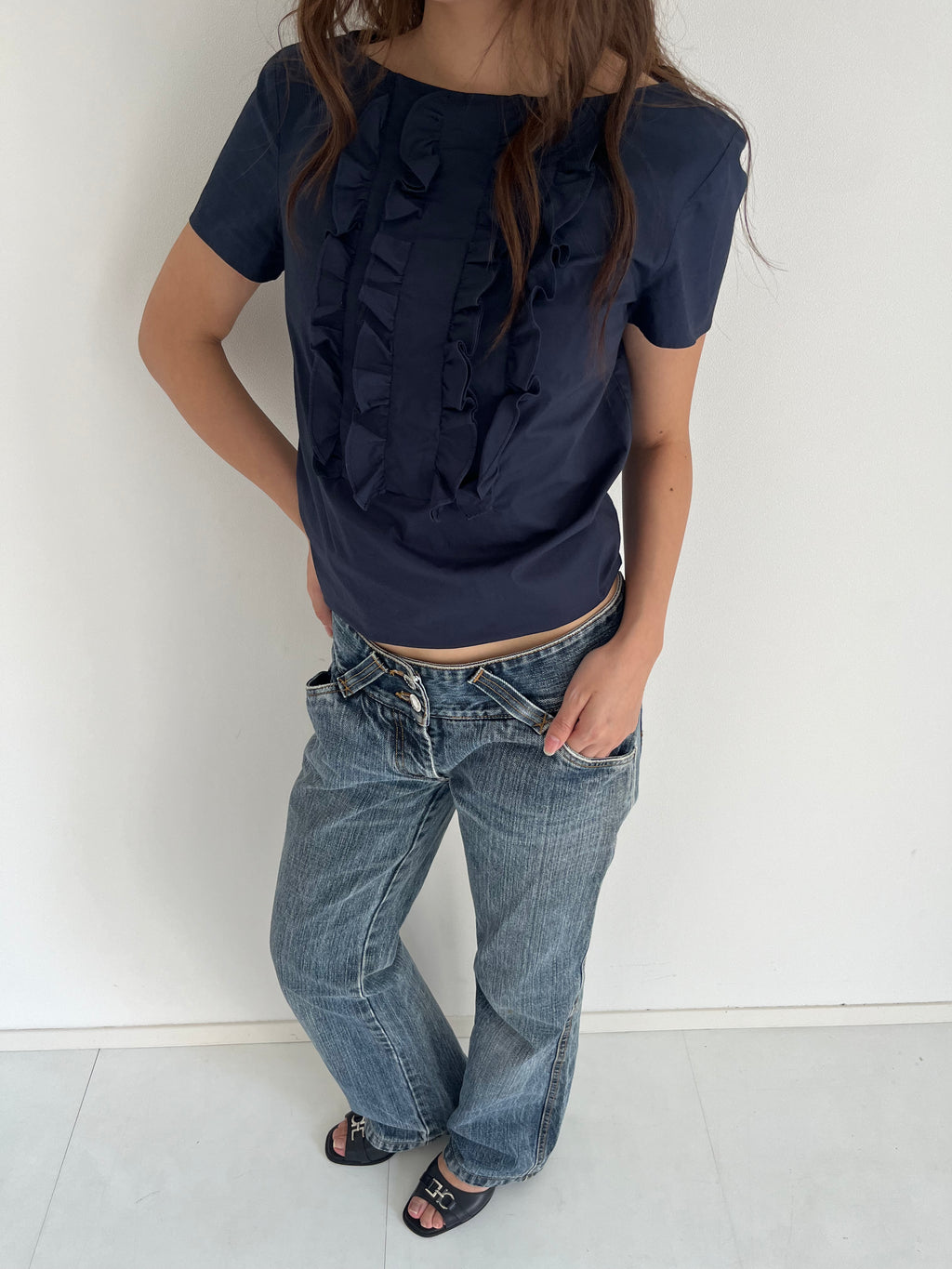 Dolce&Gabbana low waist denim pants