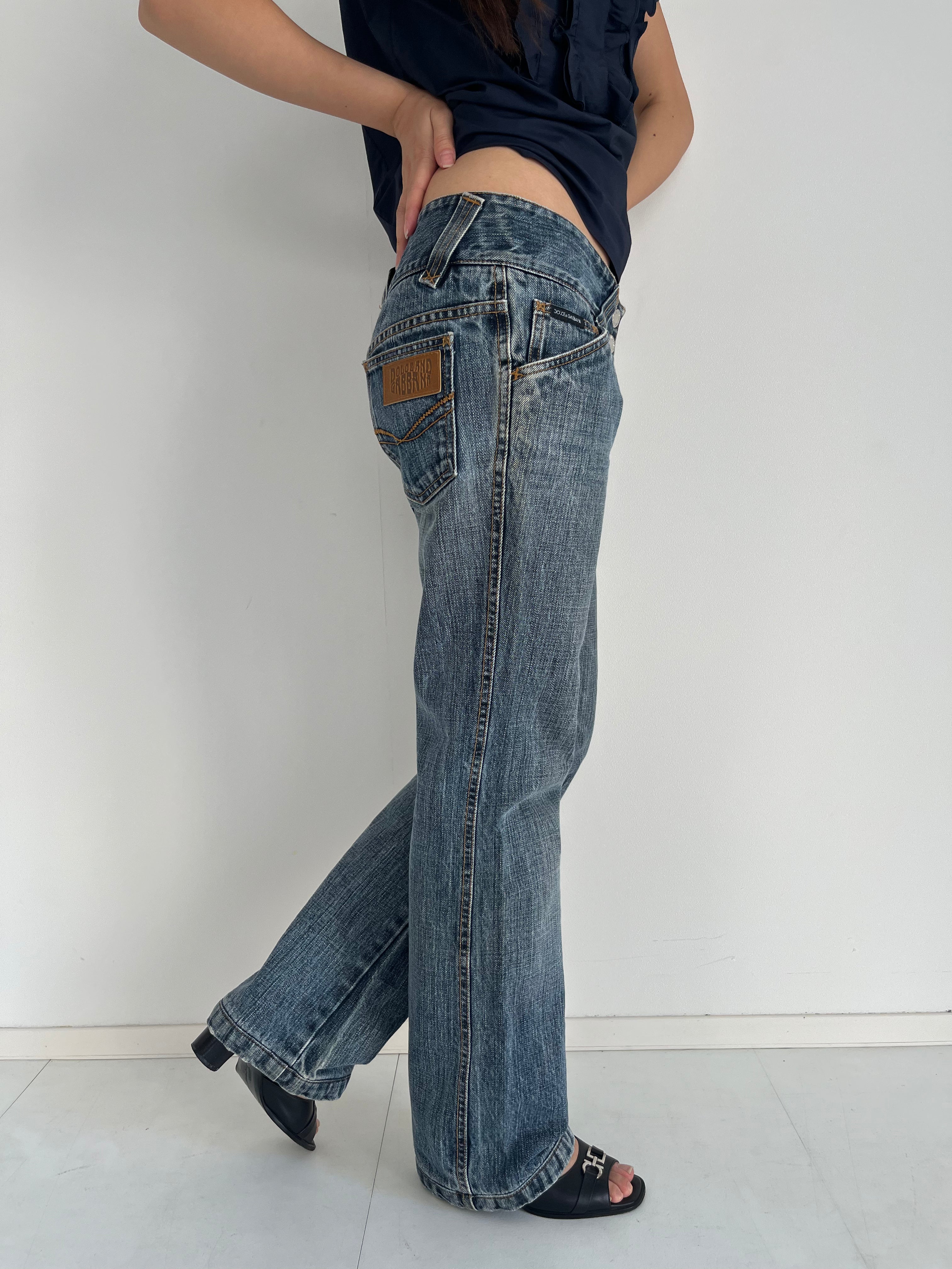Dolce&Gabbana low waist denim pants