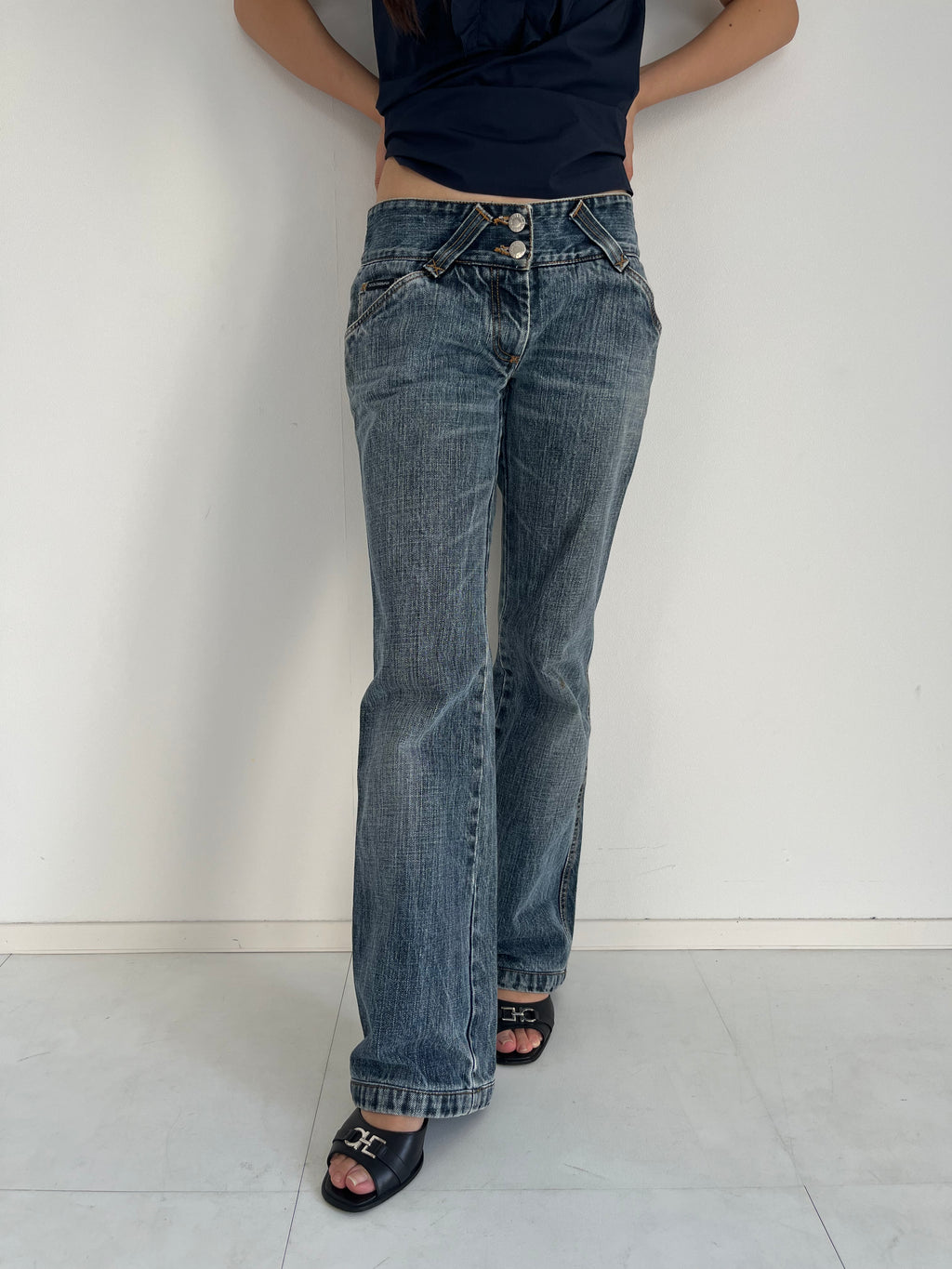 Dolce&Gabbana low waist denim pants