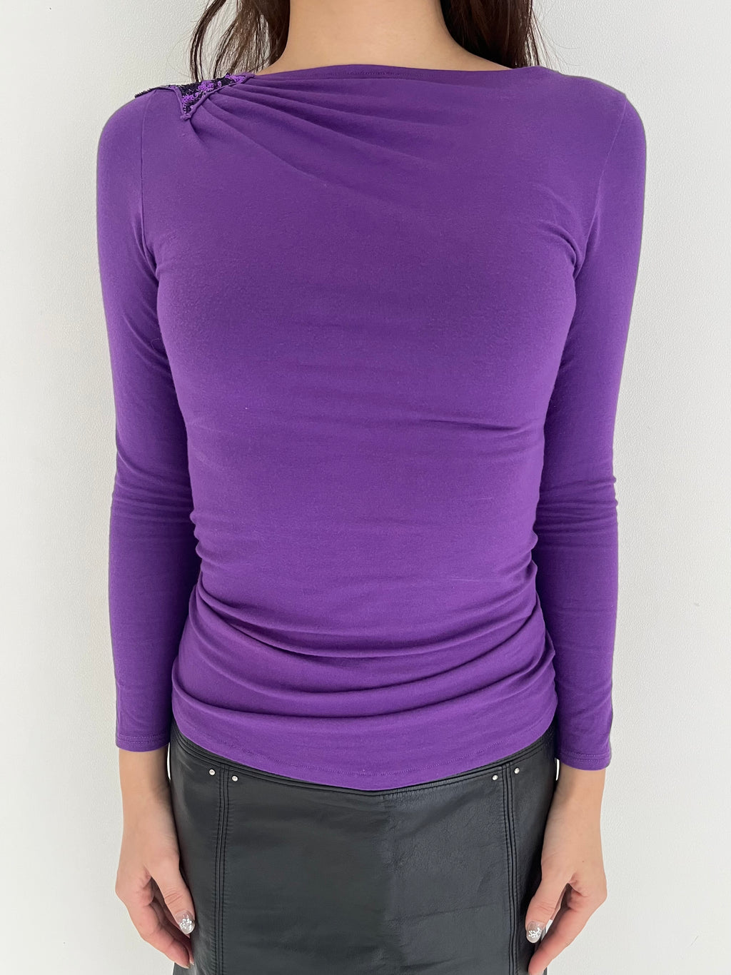 ARMANI Exchange purple L/S