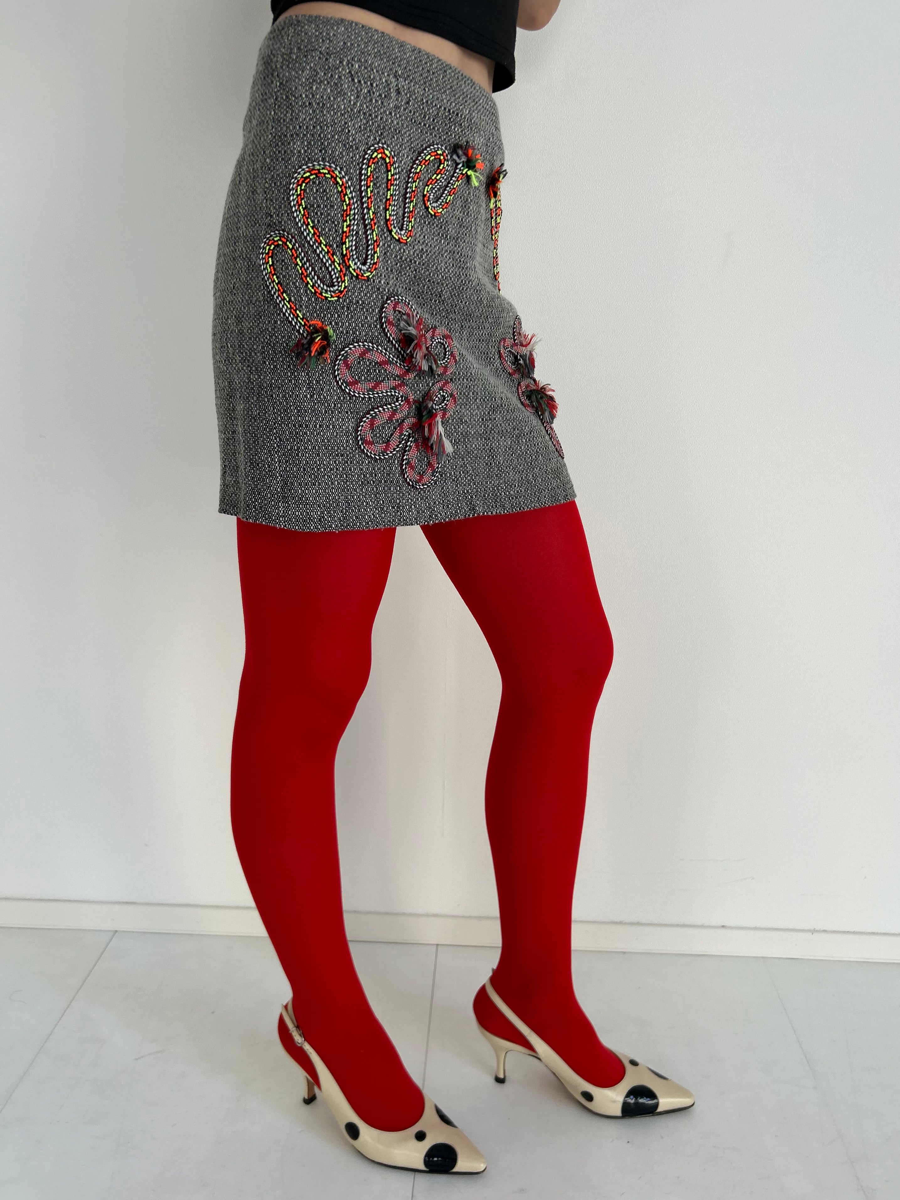 stella mccartney tweed skirt