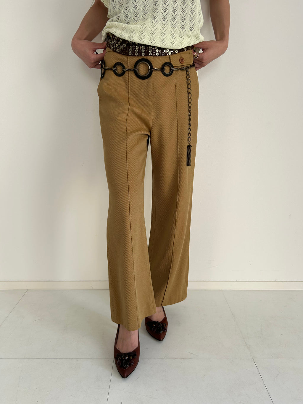 See by chloe beige pants