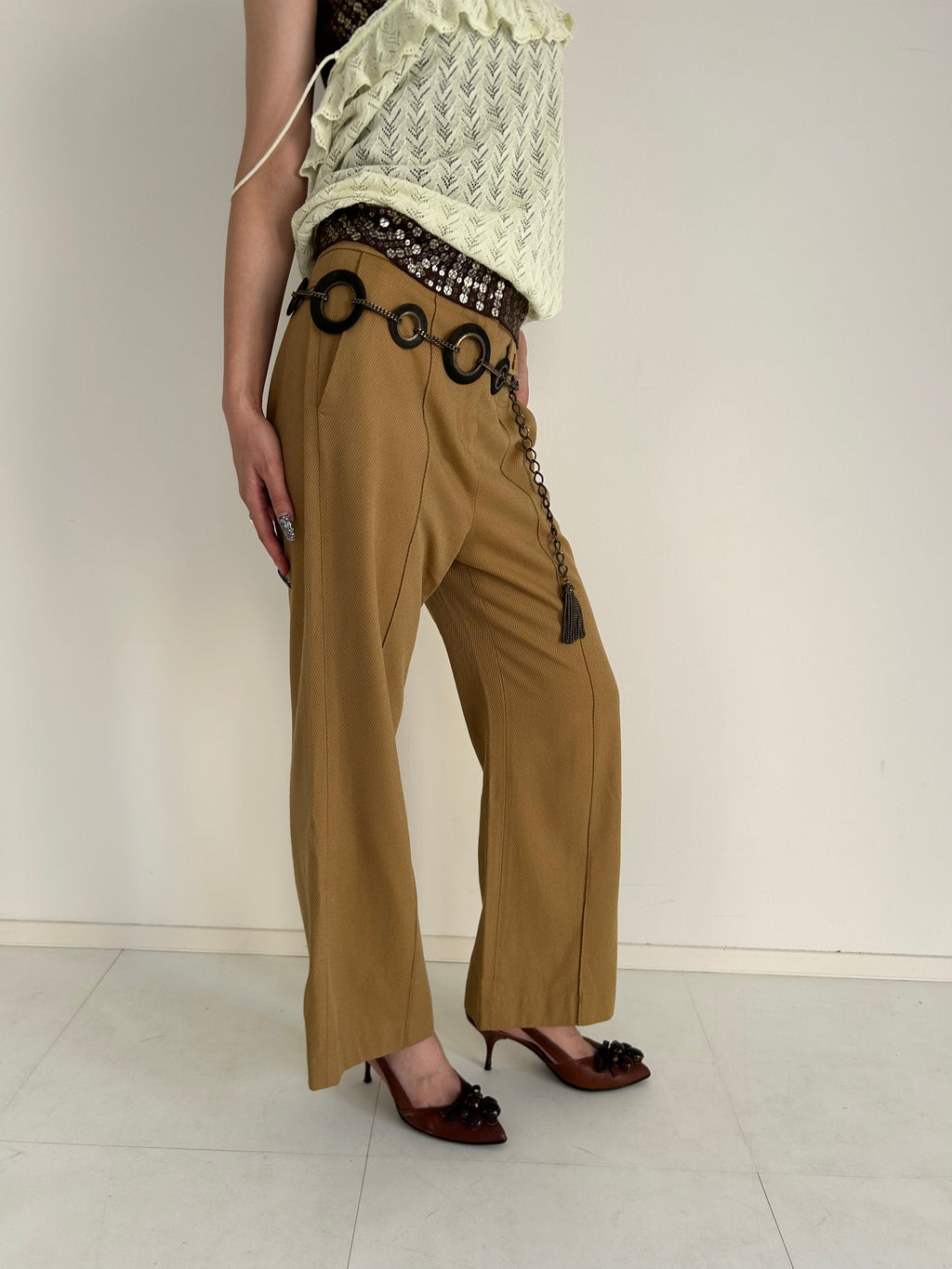 See by chloe beige pants