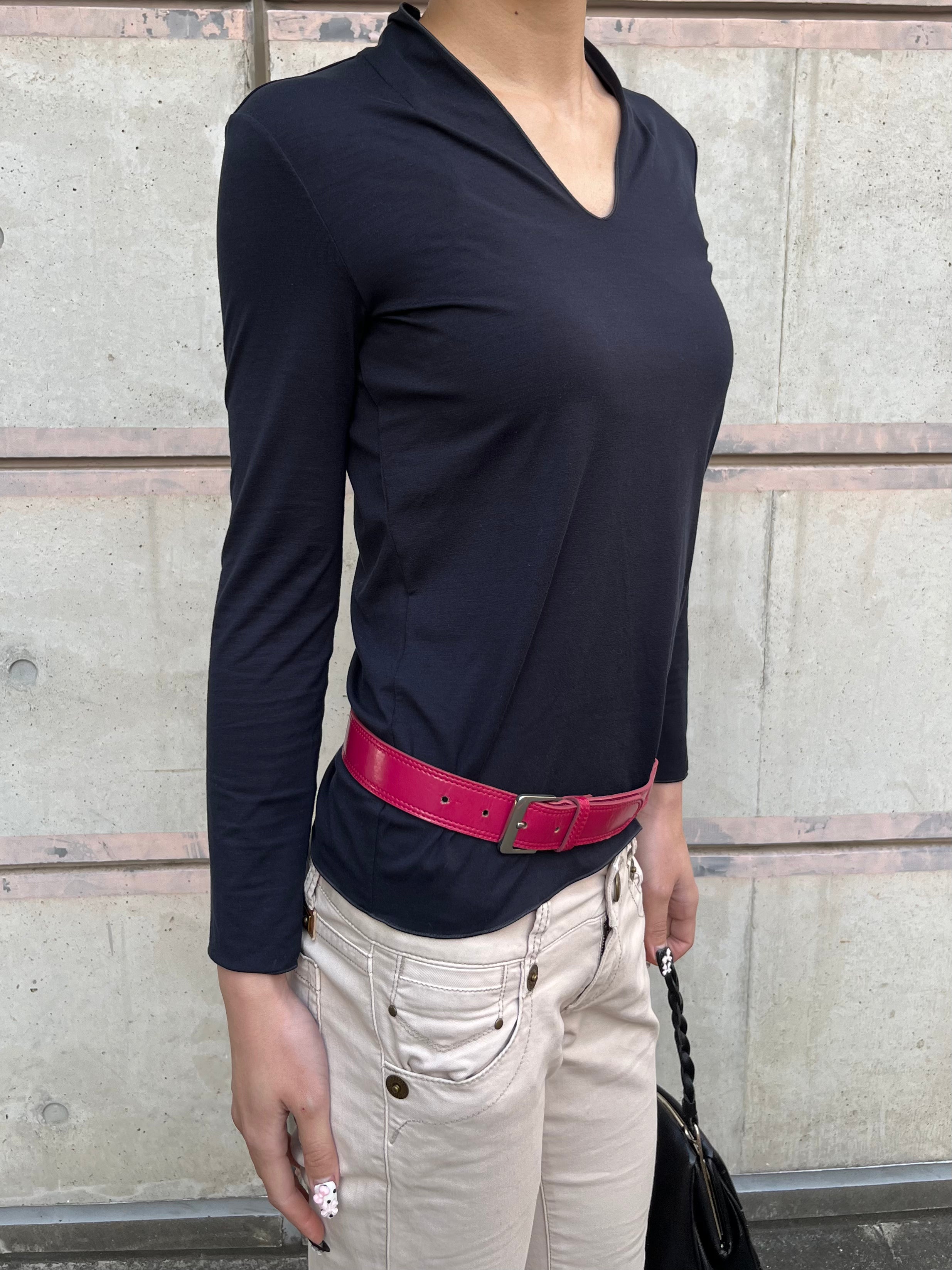 EMPORIO ARMANI navy tops